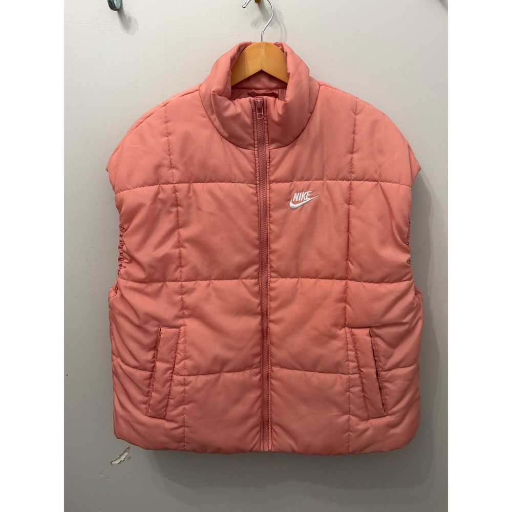 Nike Women's Sportswear Puffer Therma-FIT Loose Vest XS Rose Pink FB7679-618